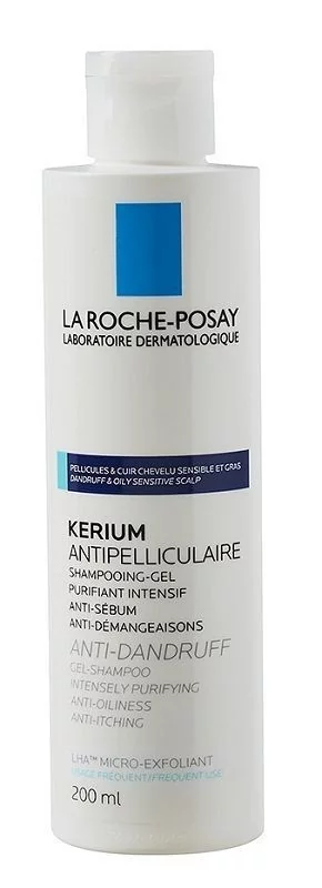 la roche-posay kerium szampon łupież tłusty opinie