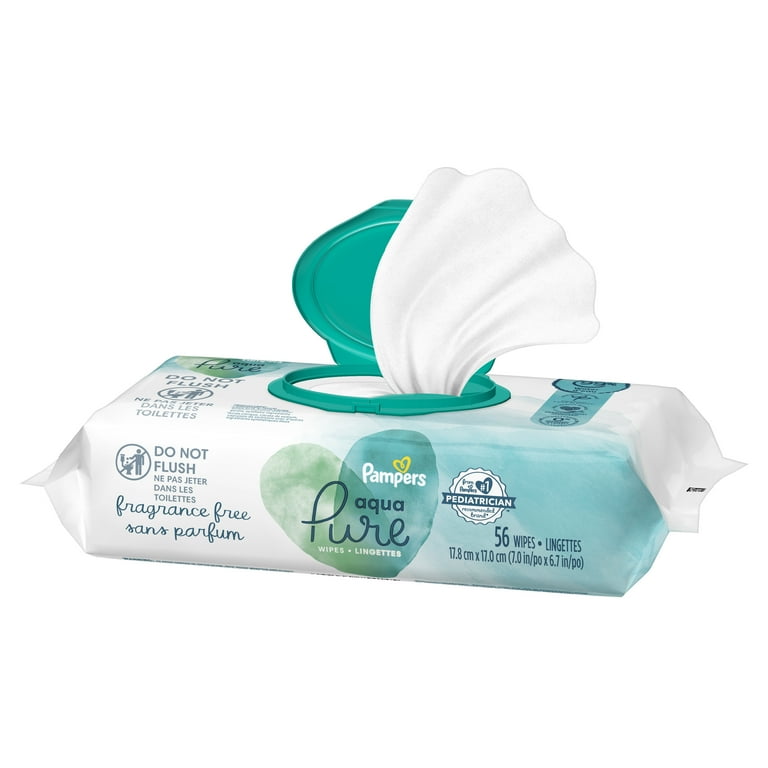 pampers pure aqua wipes