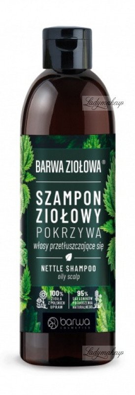 szampon z dużą zawartością pokrzywy