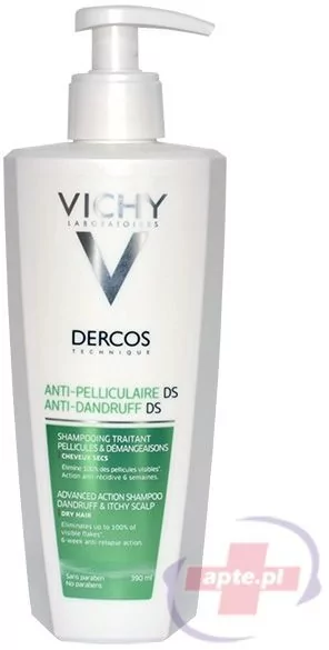 vichy dercos szampon łupież suchy 390 ml