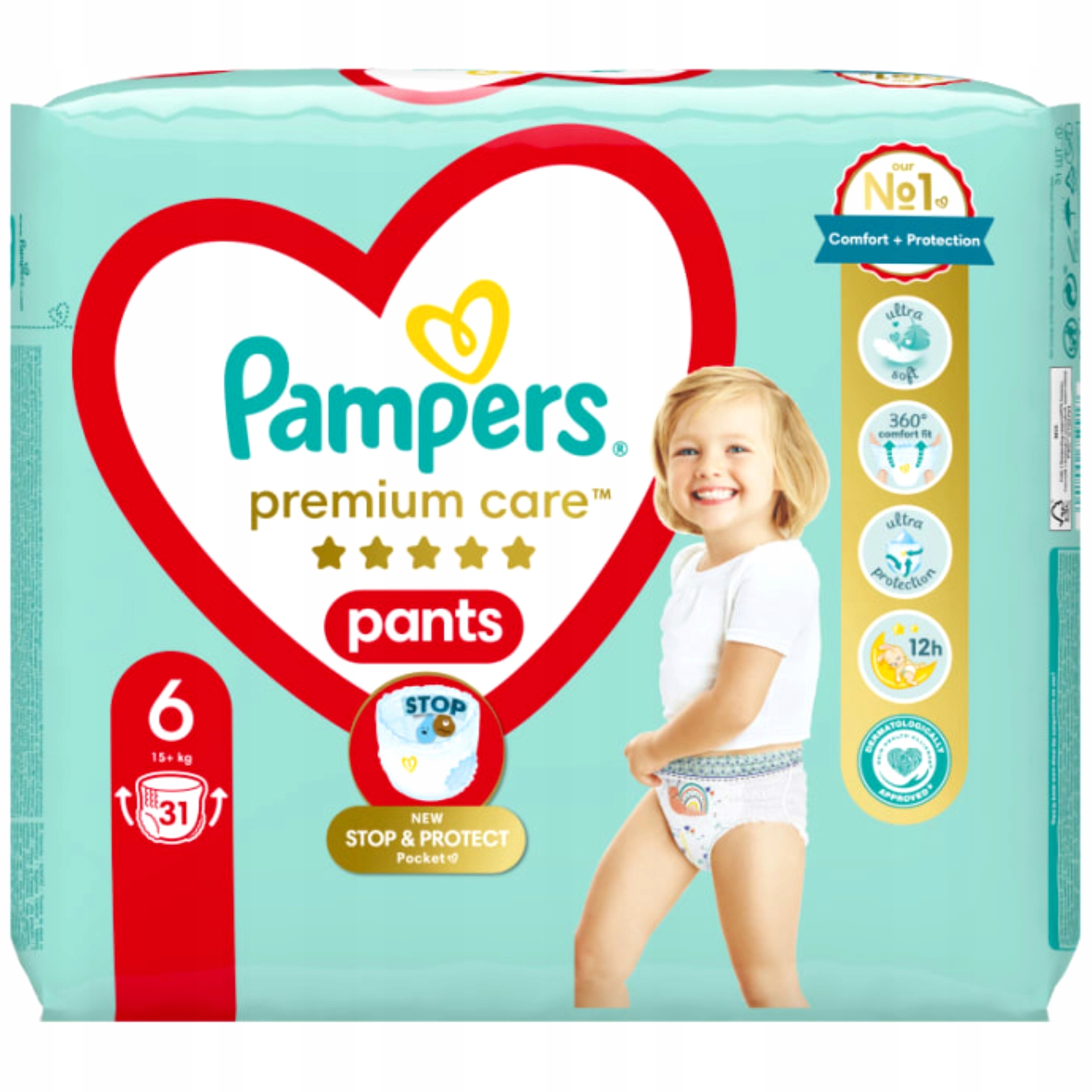 pampers premium protection 31 szt