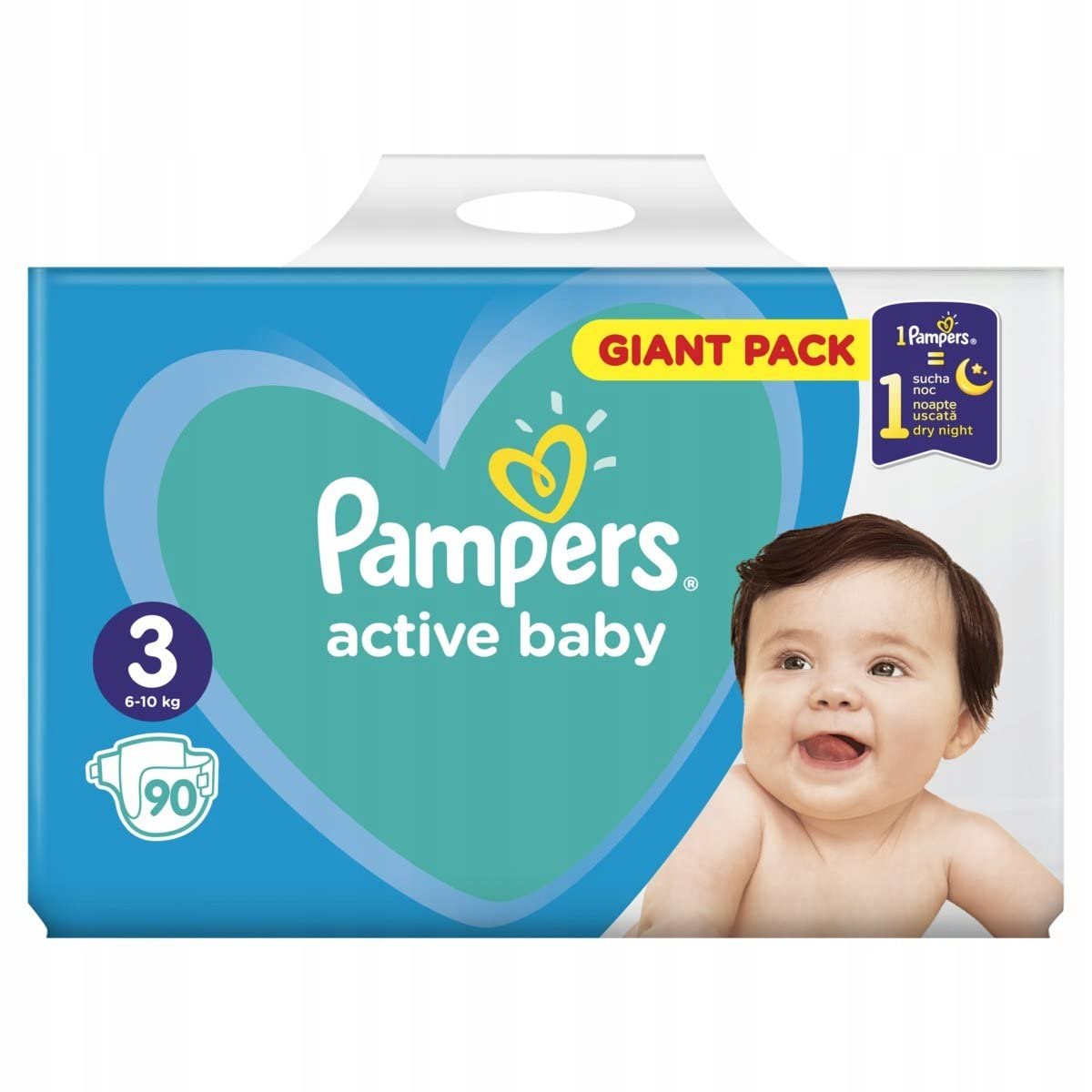 pampers active baby dry 3 68 sztuk