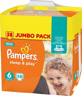 pampers sleep play 6