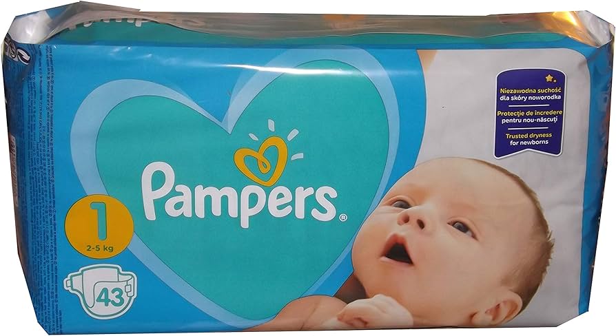 pampers new baby dry 1 43 szt