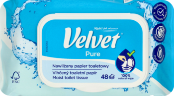 velvet chusteczki nawilżane pure cena rossmann