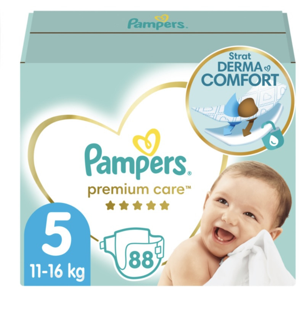 pampers premium care 1 88 штук