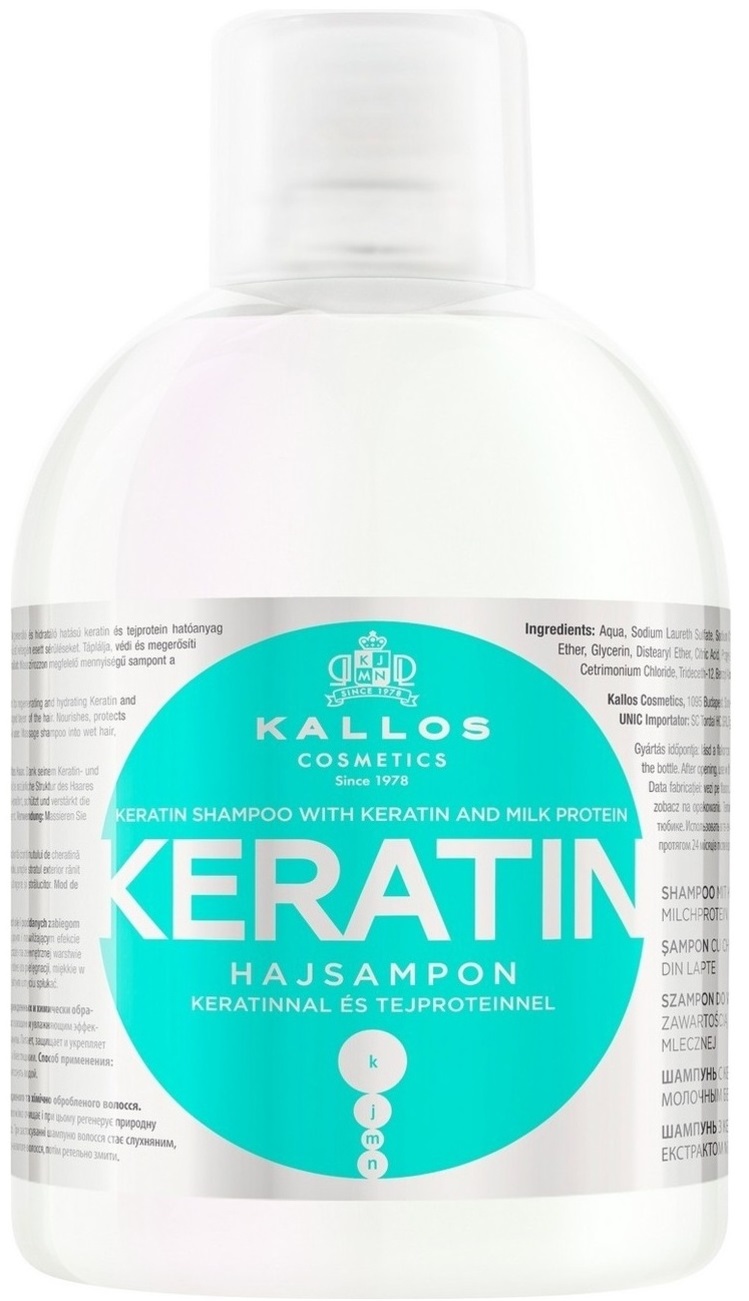 kallos keratin szampon do włosów