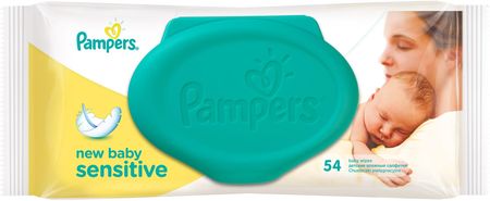 pampers chusteczki sensitive new baby 54 szt