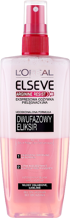 elseve l oreal odżywka do włosów dwufazowa