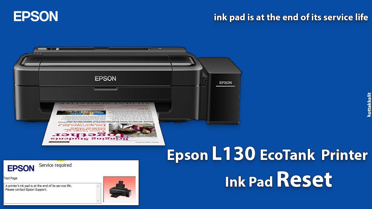 epson l130 reset pampers