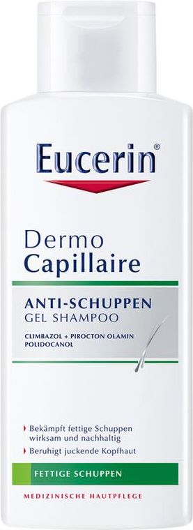 eucerin dermocapillaire szampon przeciw tłustemu łupieżowi anti-dandruff shampoo