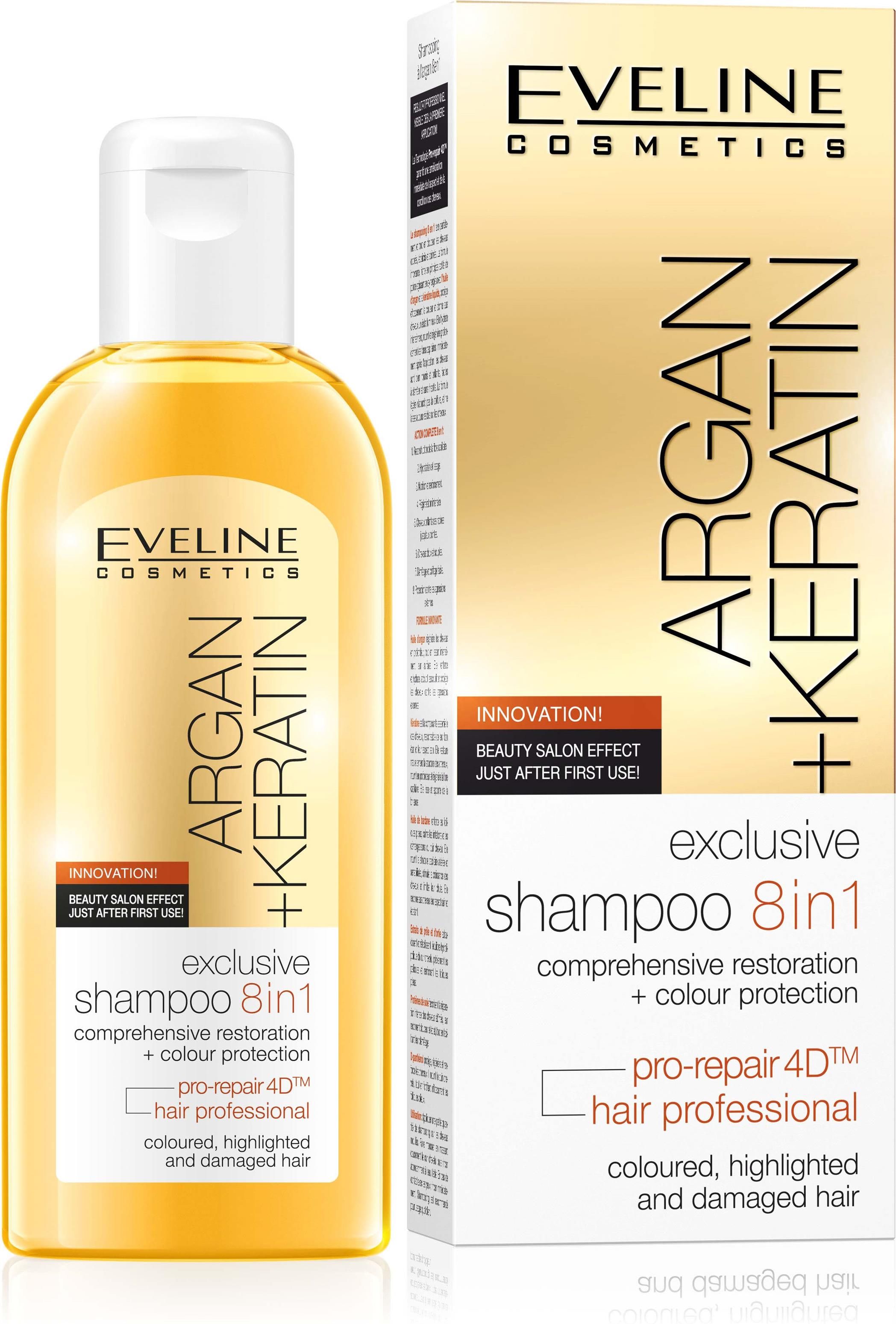 eveline argan keratin szampon