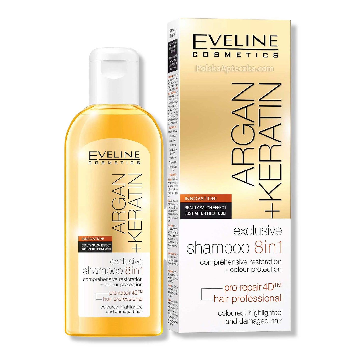 eveline cosmetics argan keratin szampon 8 w 1