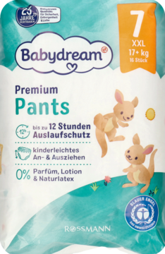 babydreams pieluchomajtki gdzie przod