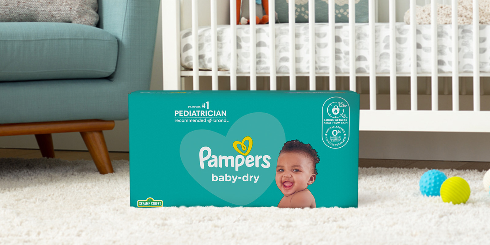 pampers perfumowane active baby dry