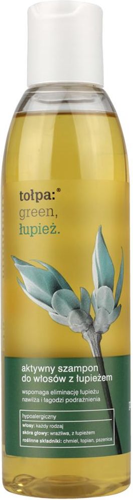 tołpa green aktywny szampon do włosów z łupieżem 200ml rossamann