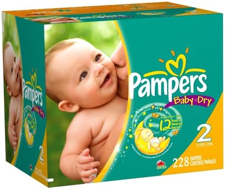 pampers new baby-dry 228 sztuk