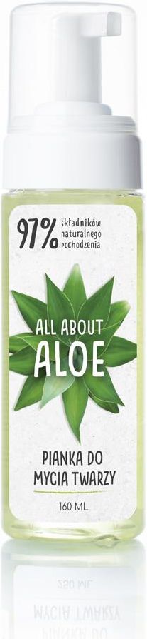 pianka do mycia twarzy all about aloe