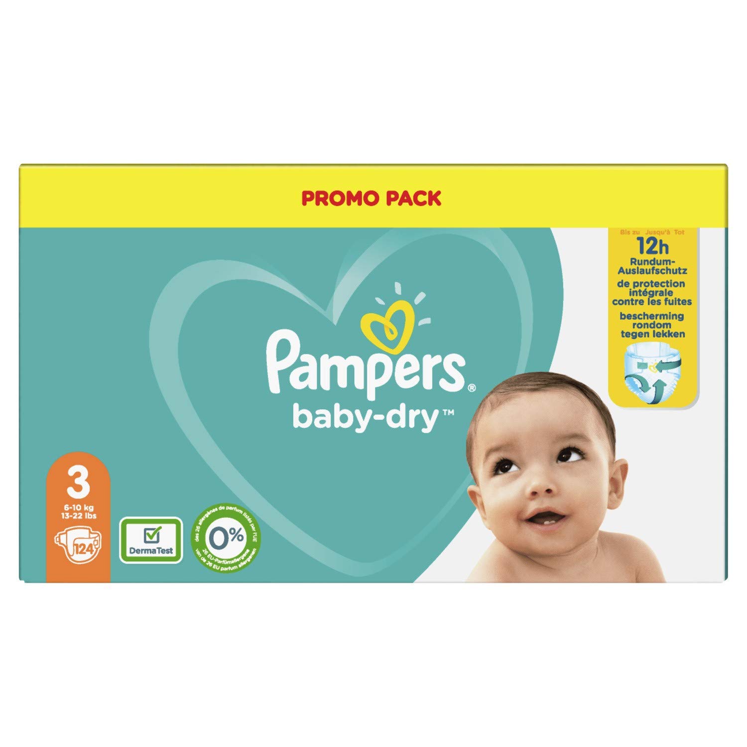 pampers baby dry 3 jakie wymiary