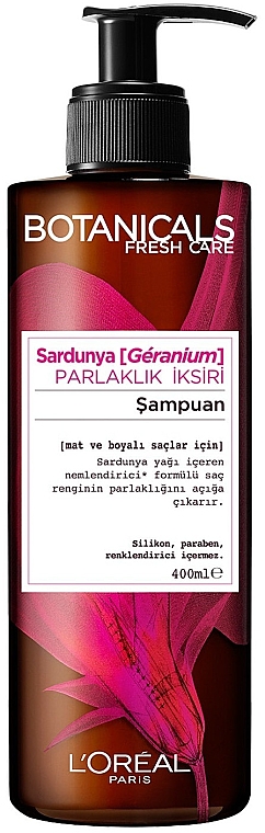 botanicals hair care geranium szampon