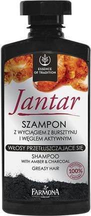 jantar medica szampon enzymatyczny 330 ml włosy przetłuszczające się