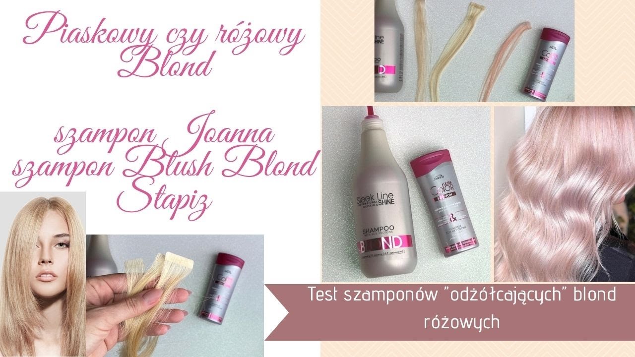 sleek line szampon różowy efekty