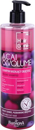 farmona hair genic acai-volume szampon nadający objętość skład