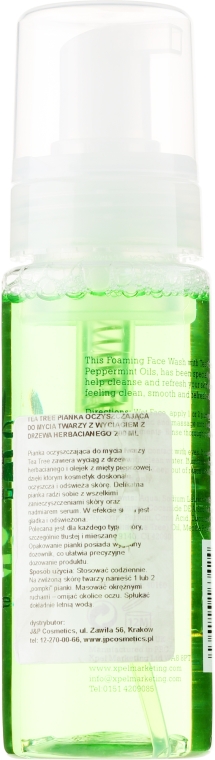 xpel tea tree foaming pianka do mycia twarzy wizaz