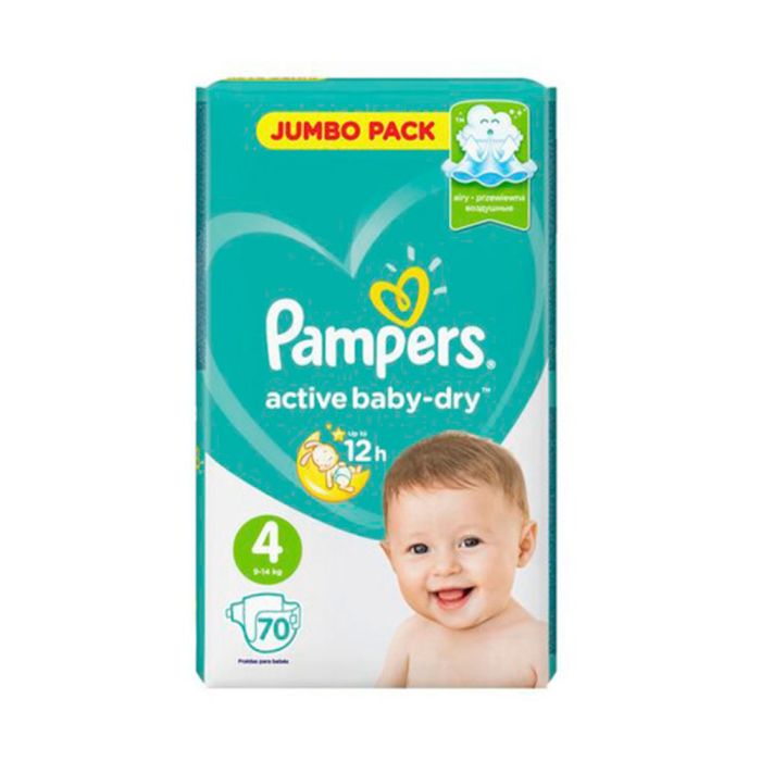 pampers active baby 4 64 szt