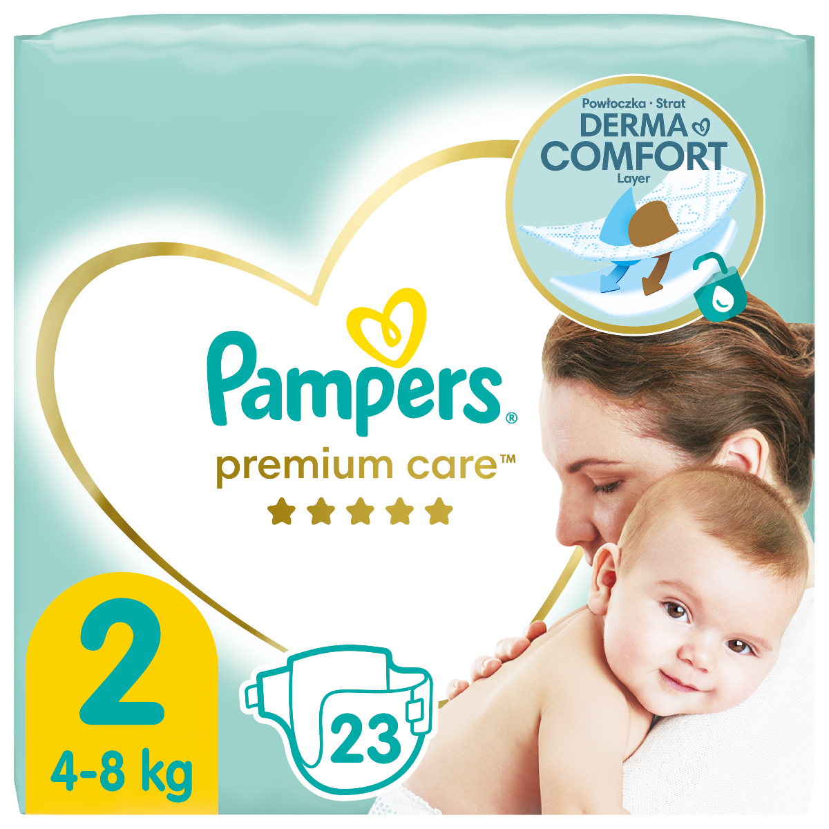 pampers premium care zmienia kolor