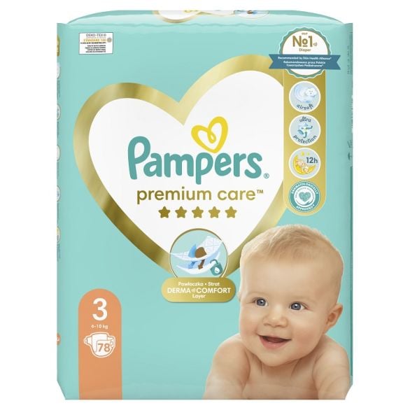 pampers premium care 3 cena