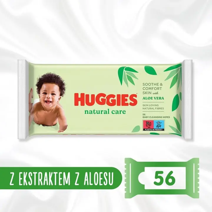 chusteczki mokre huggies natural