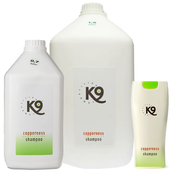 k9 copperness shampoo szampon dla sierści brązowej i rudej opinie