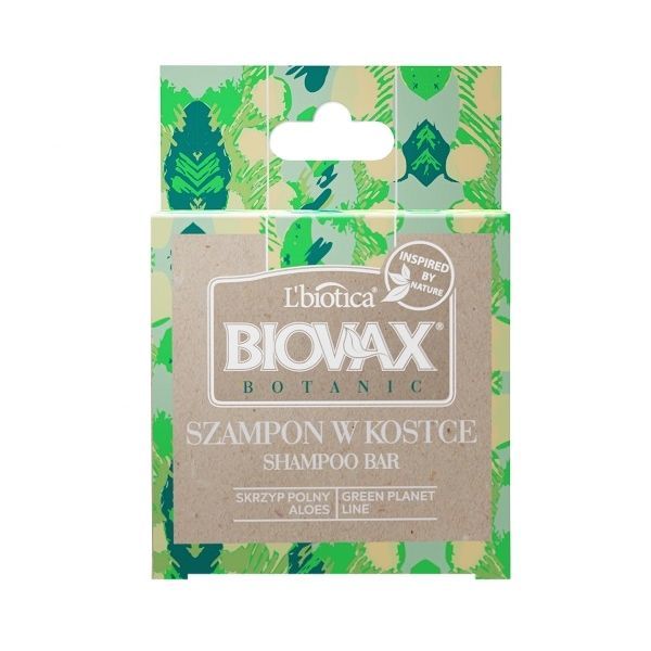 biovax botanic szampon w kostce aloes i skrzyp wizaz