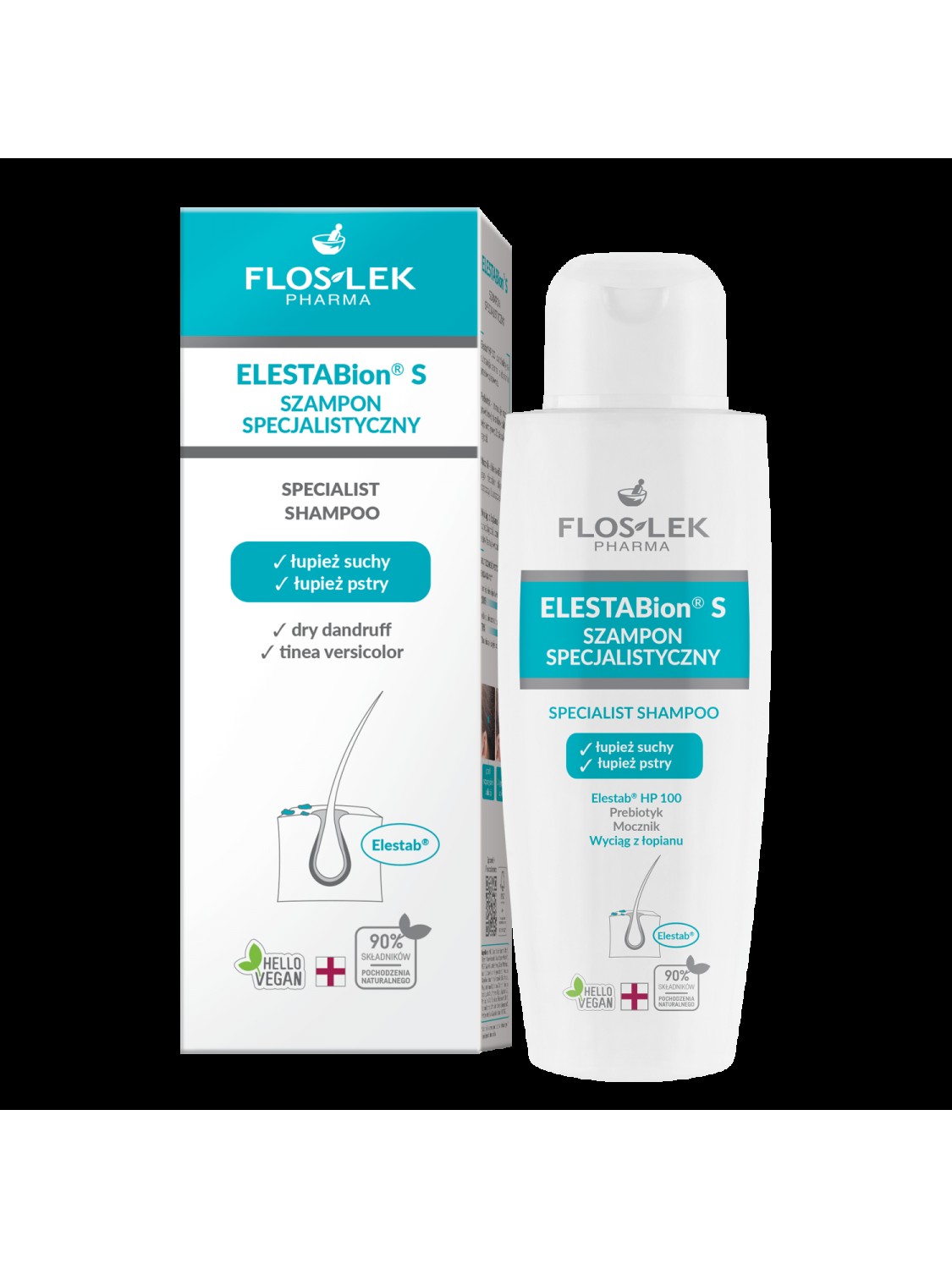 flos-lek elestabion s szampon dermatologiczny na łupież pstry