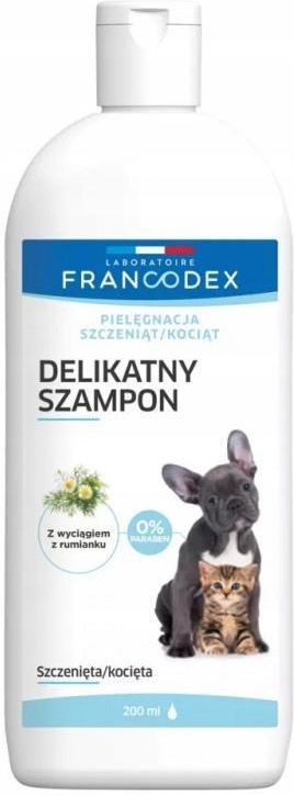 francodex łagodny szampon dla kociąt i szczeniaków