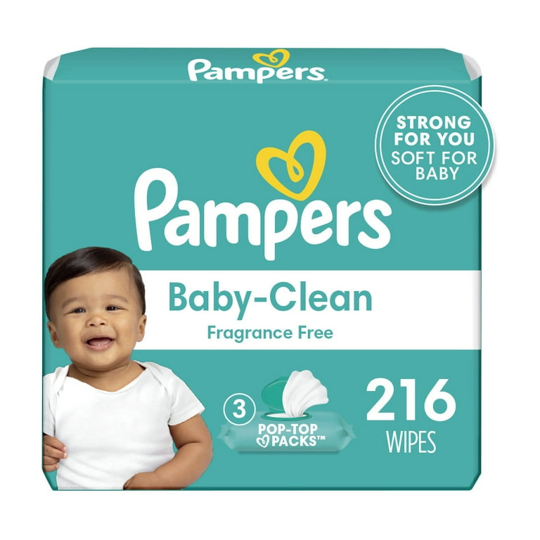 fresh clean pampers 4 pak