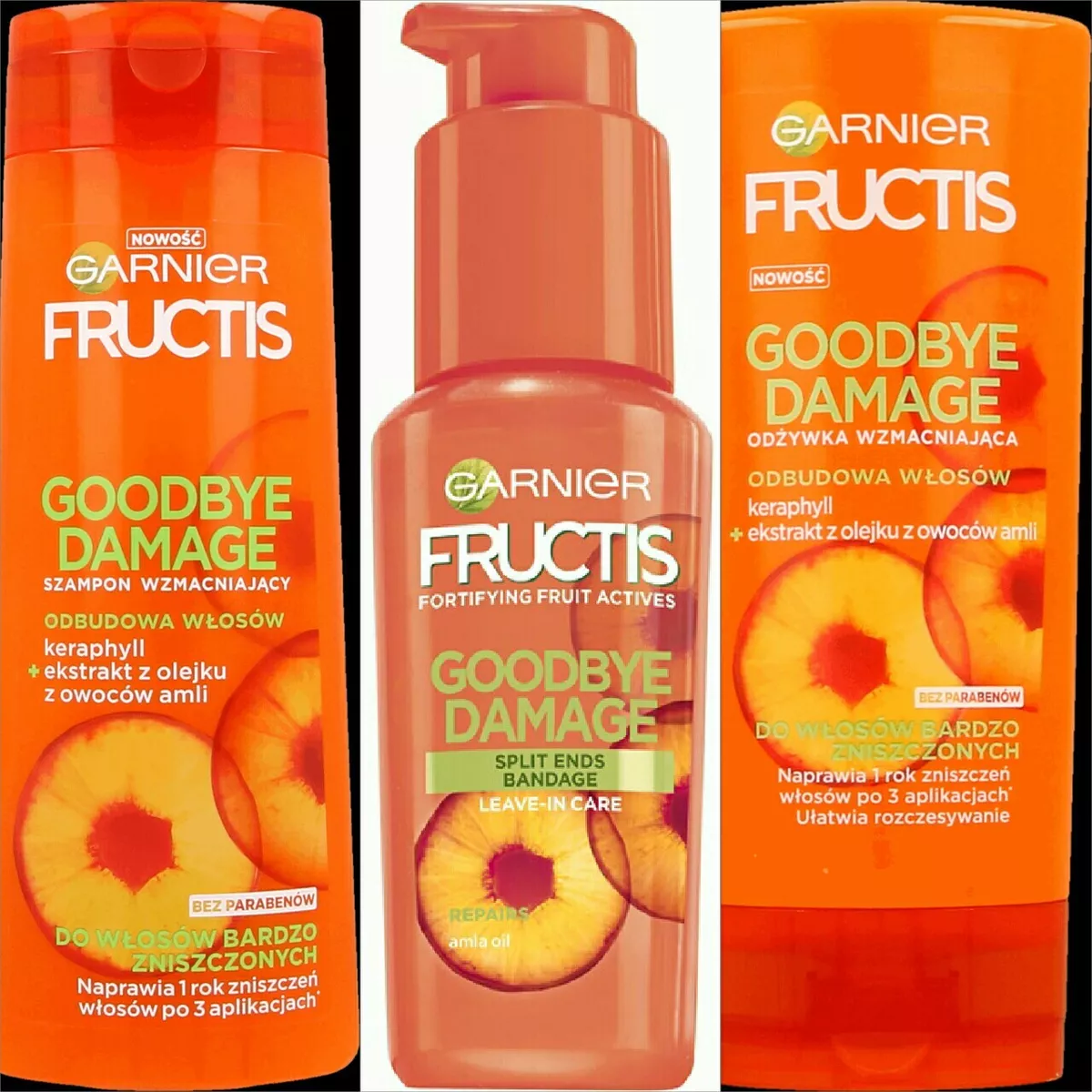 garnier fructis goodbye damage odżywka do włosów bardzo zniszczonych