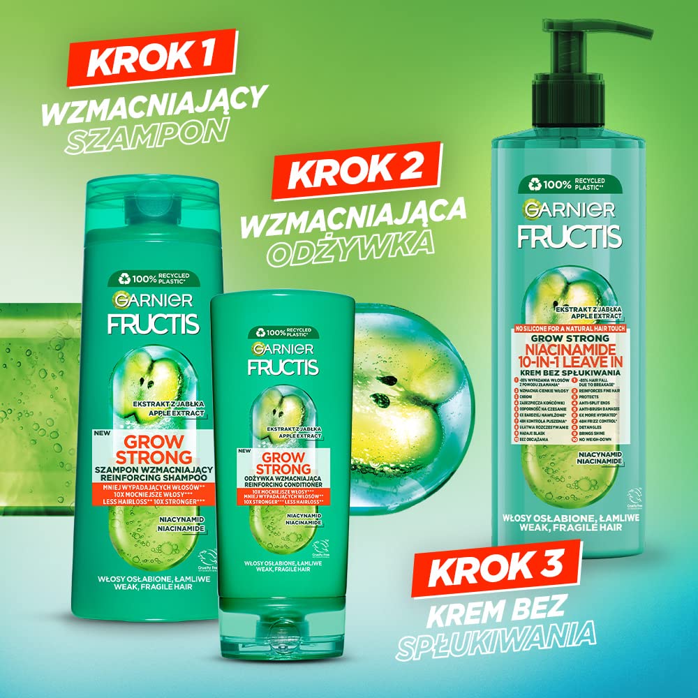 garnier fructis grow strong odżywka wzmacniająca do włosów osłabionych