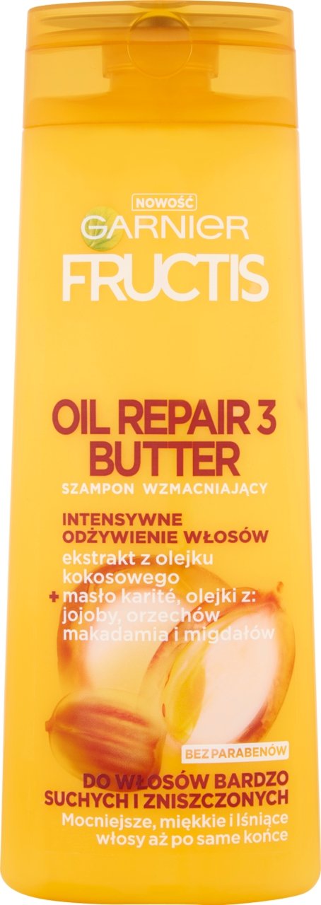 garnier fructis oil repair 3 butter szampon wzmacniający 400ml