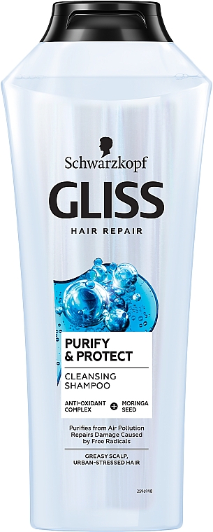 gliss kur purify & protect szampon 400 ml