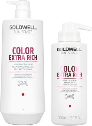 goldwell color extra rich szampon 1l odżywka 1l