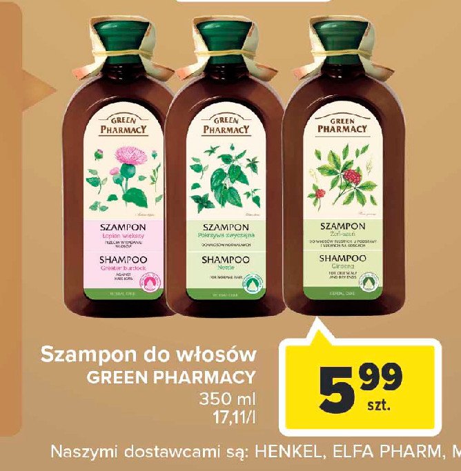 green pharmacy szampon żeń szeń rossmann