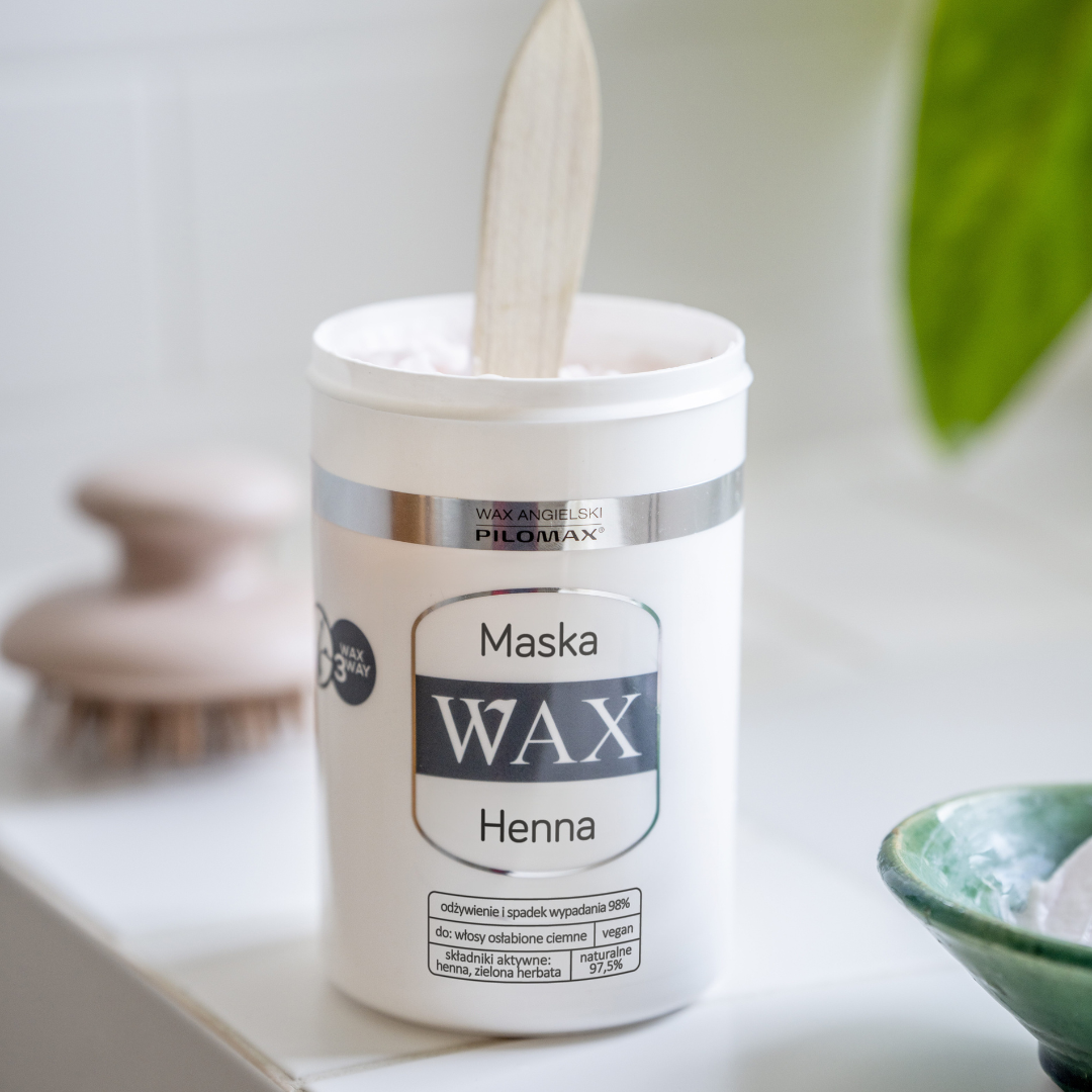 henna wax odżywka do włosów ciemnych ze spłókiwaniem