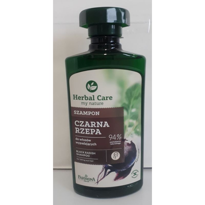 herbal care czarna rzepa szampon