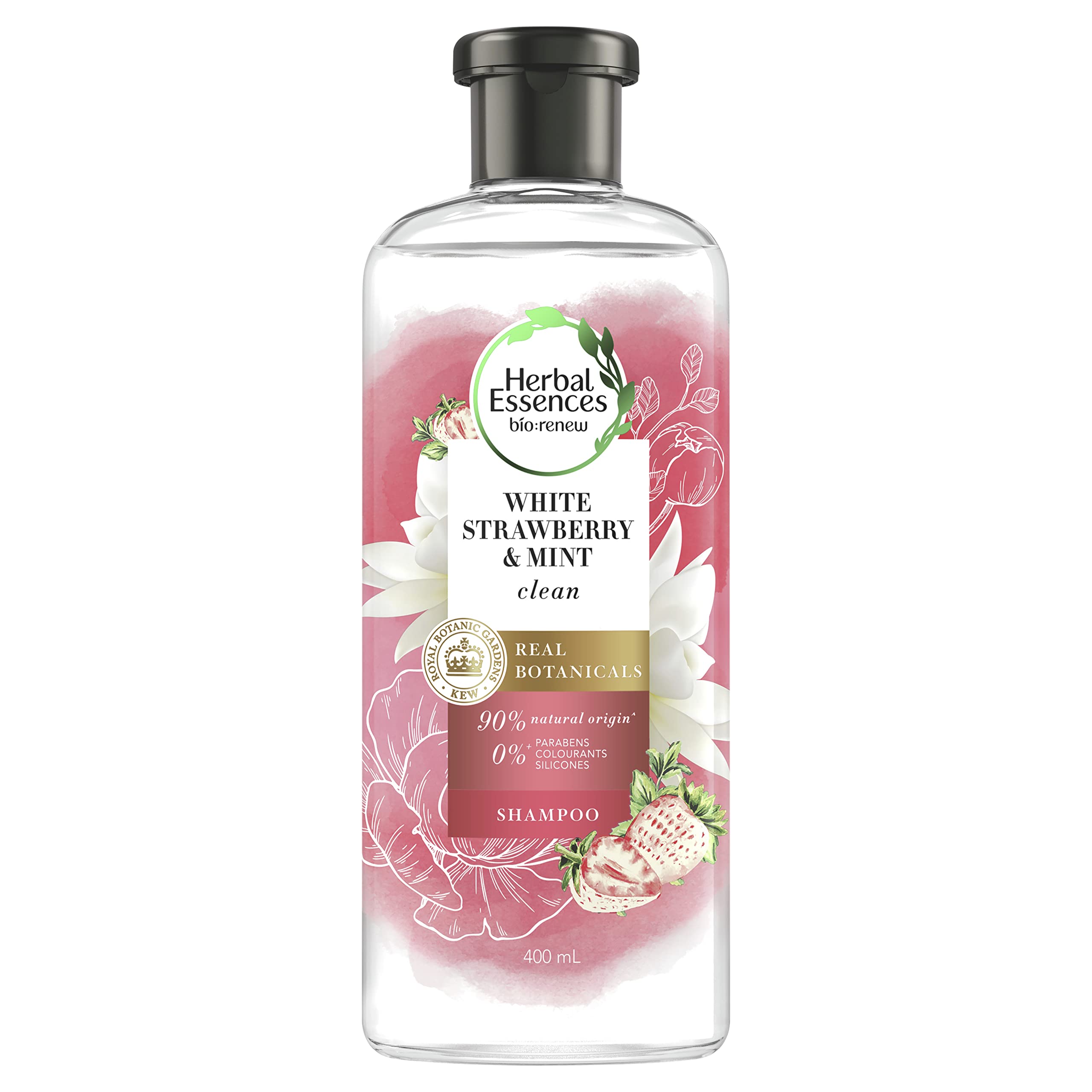 herbal essences szampon do włosów clean white strawberry sweetmint 400ml