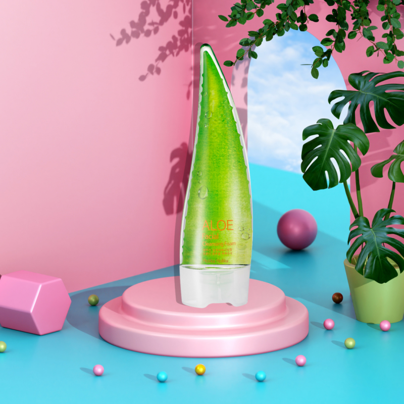 holika holika aloe aloesowa pianka do twarzy natura