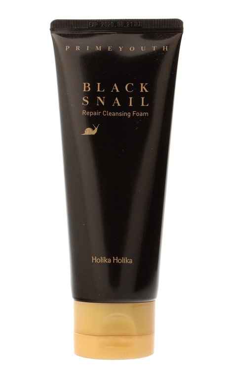 holika holika black snail oczyszczająca pianka do twarzy 100ml