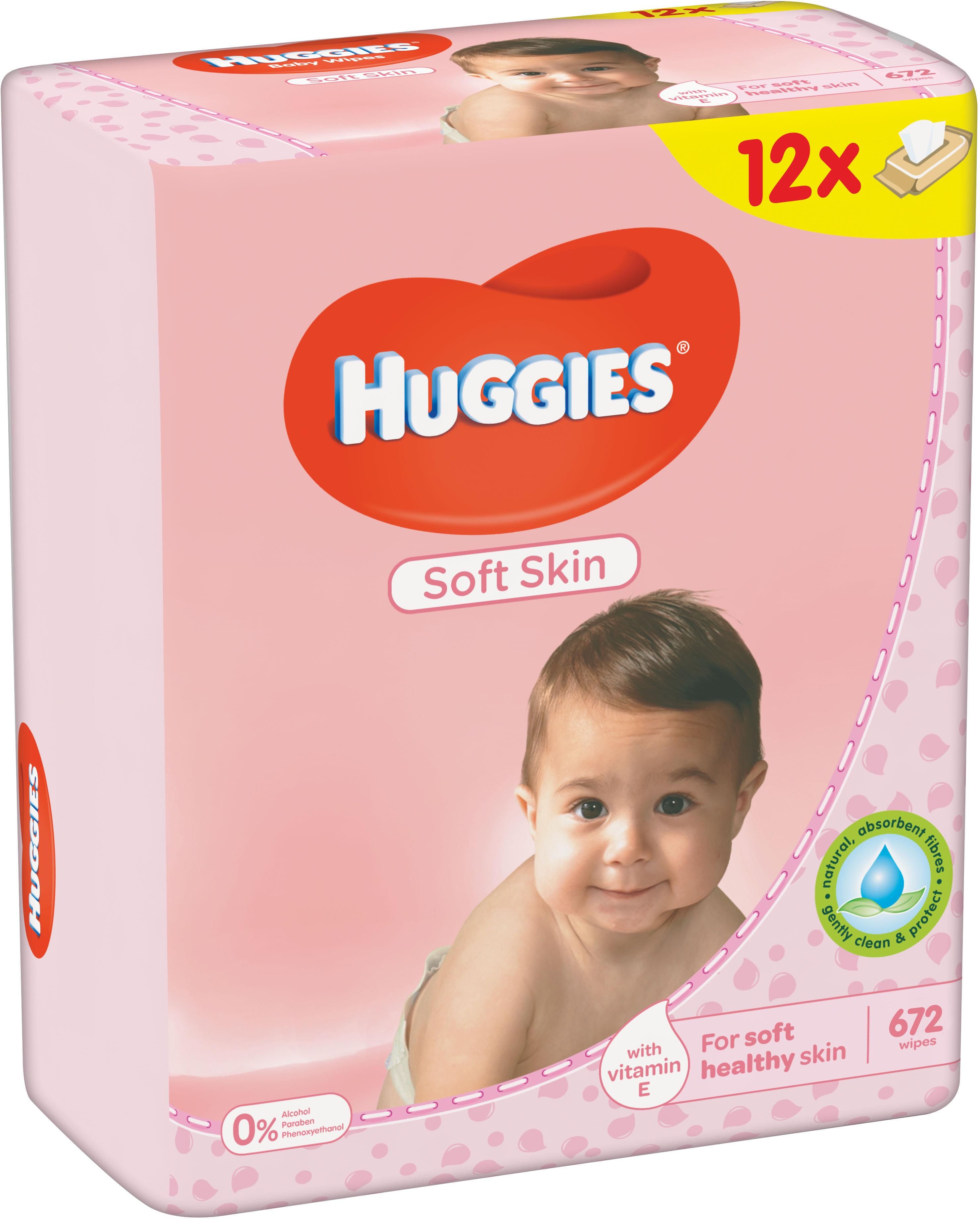 huggies softskin chusteczki nawilżone