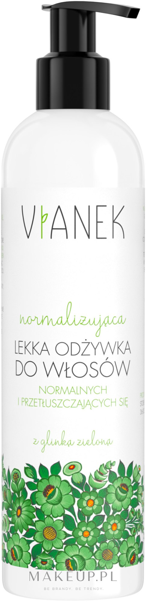 ianek normalizująca lekka odżywka do włosów z glinką zieloną